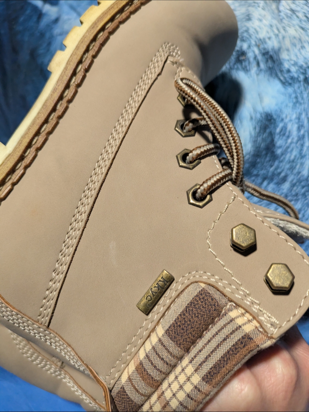 Boho-Chic Hiking Vibes | Kkyc Winter Ankle Boots - Size 6 US / 36 EUR - Picture 7 of 12